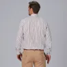 CAMISA HOMBRE RAYAS BICOLOR SLIM FIT ALESSANDRO GARYS