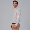 CAMISA HOMBRE RAYAS BICOLOR SLIM FIT ALESSANDRO GARYS