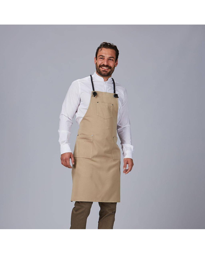 DELANTAL PETO CORDON TRENZADO 88X74 CM GARYS
