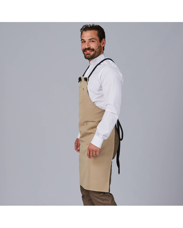 DELANTAL PETO CORDON TRENZADO 88X74 CM GARYS