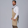DELANTAL PETO CORDON TRENZADO 88X74 CM GARYS