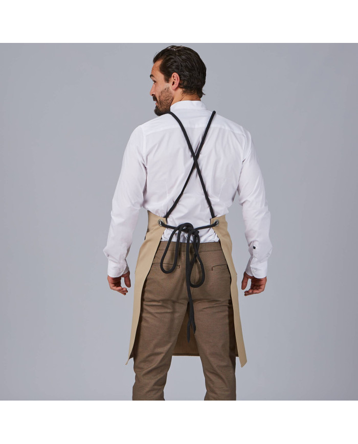 DELANTAL PETO CORDON TRENZADO 88X74 CM GARYS
