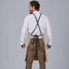 DELANTAL PETO CORDON TRENZADO 88X74 CM GARYS