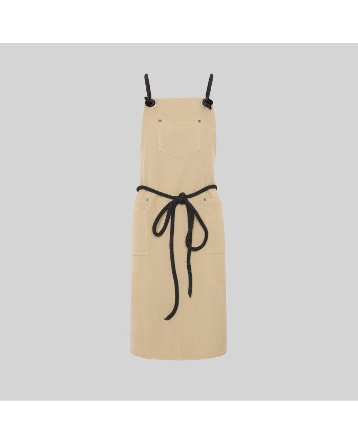 DELANTAL PETO CORDON TRENZADO 88X74 CM GARYS