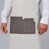 DELANTAL PETO BICOLOR 88X74 CM GARYS