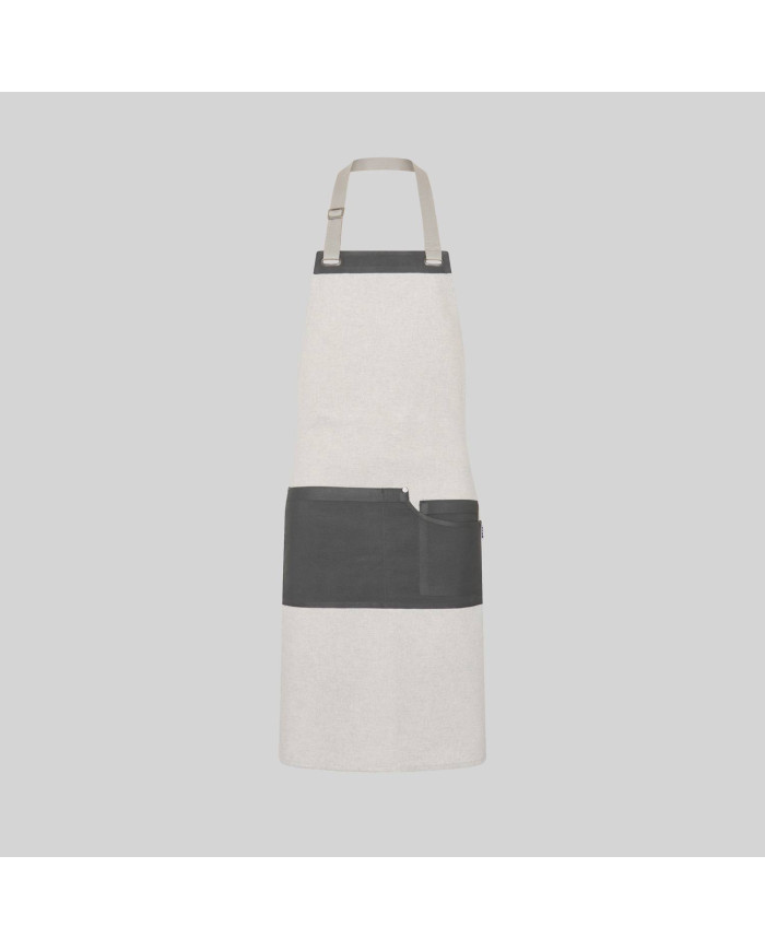 DELANTAL PETO BICOLOR 88X74 CM GARYS
