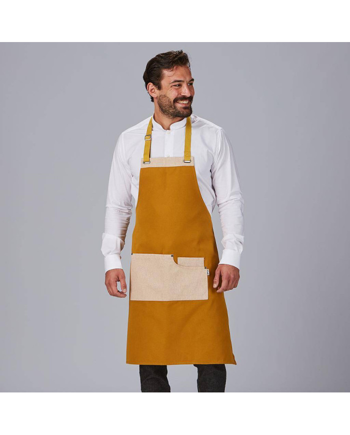 DELANTAL PETO BICOLOR 88X74 CM GARYS