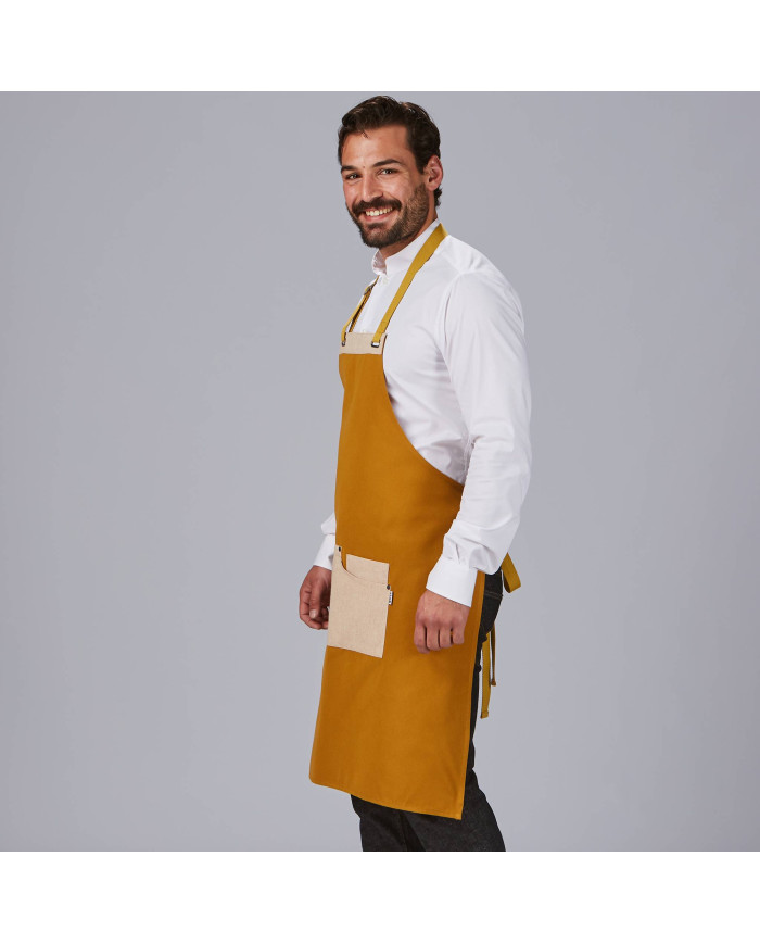 DELANTAL PETO BICOLOR 88X74 CM GARYS