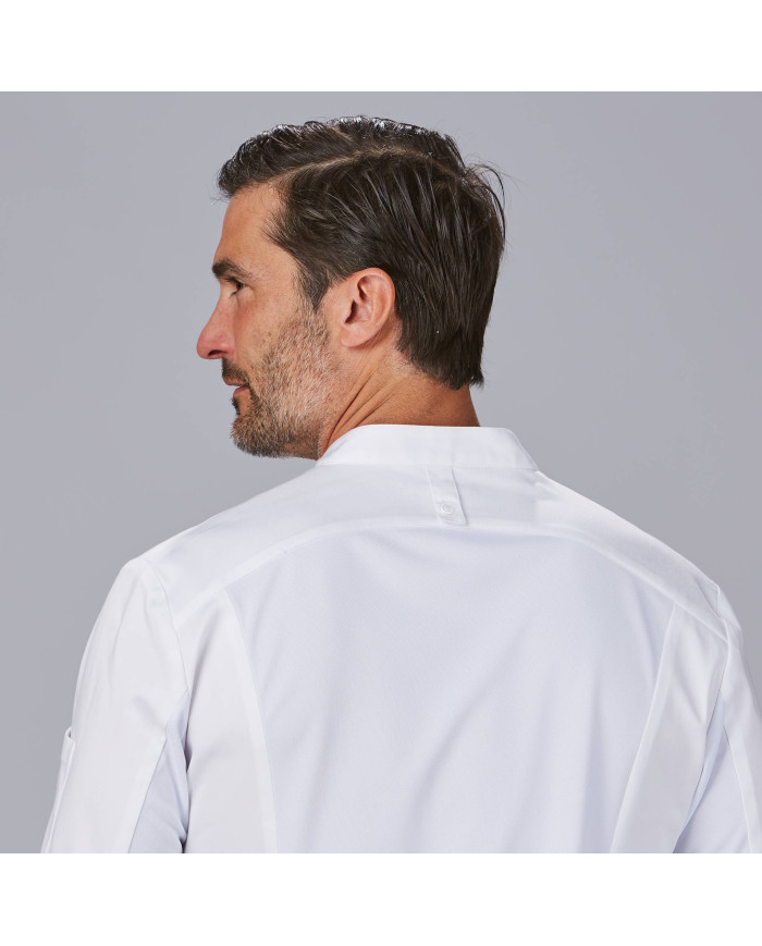 CHAQUETA COCINA UNISEX SATEN ALGODON VICO GARYS