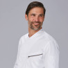 CHAQUETA COCINA UNISEX SATEN ALGODON VICO GARYS