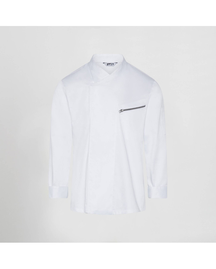 CHAQUETA COCINA UNISEX SATEN ALGODON VICO GARYS
