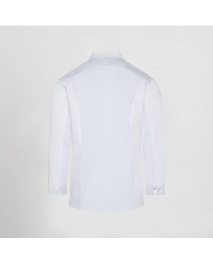 CHAQUETA COCINA UNISEX SATEN ALGODON VICO GARYS