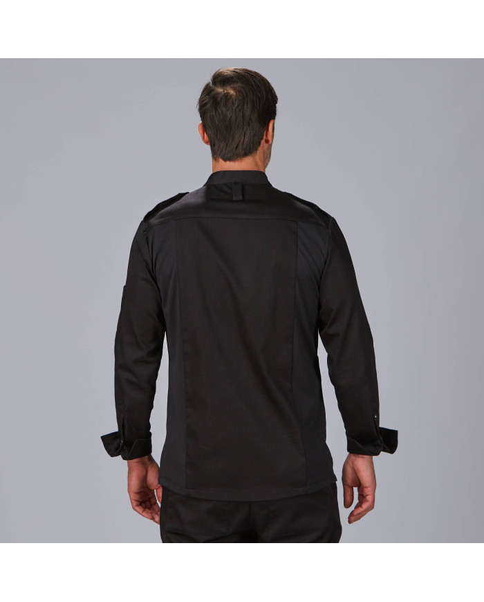 CHAQUETA COCINA HOMBRE SATEN ALGODON CUETO GARYS