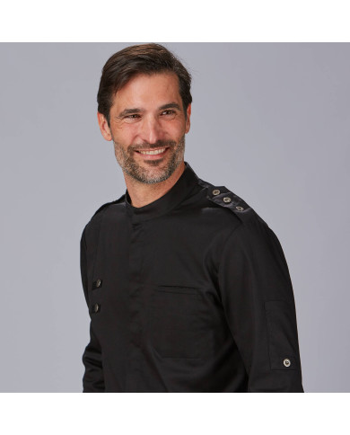 CHAQUETA COCINA HOMBRE SATEN ALGODON CUETO GARYS