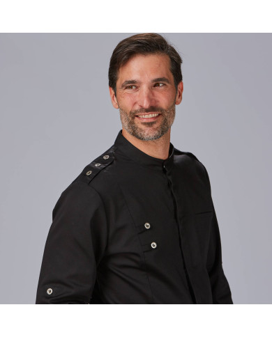CHAQUETA COCINA HOMBRE SATEN ALGODON CUETO GARYS