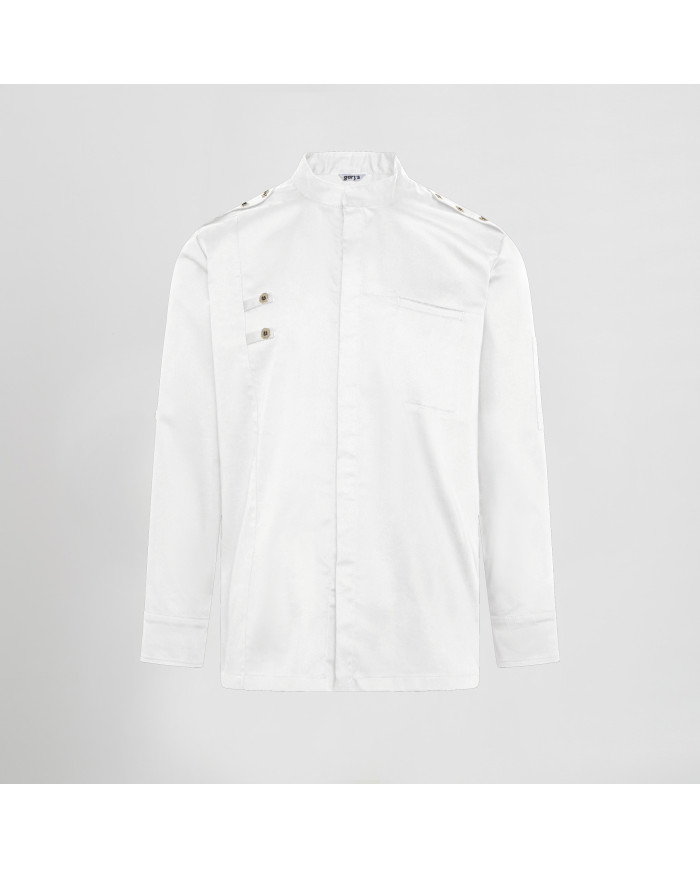 CHAQUETA COCINA HOMBRE SATEN ALGODON CUETO GARYS