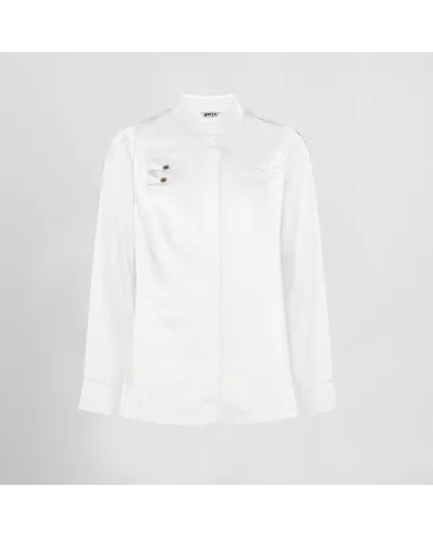 CHAQUETA COCINA MUJER SATEN ALGODON SOLA GARYS