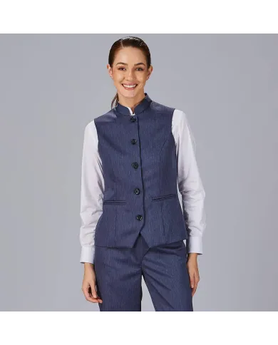 CHALECO MUJER CUELLO MAO LUJAN GARYS