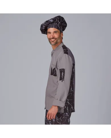 CHAQUETA COCINA UNISEX COMBI CANALE RAYO GARYS