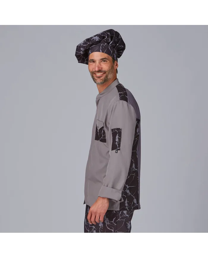 CHAQUETA COCINA UNISEX COMBI CANALE RAYO GARYS