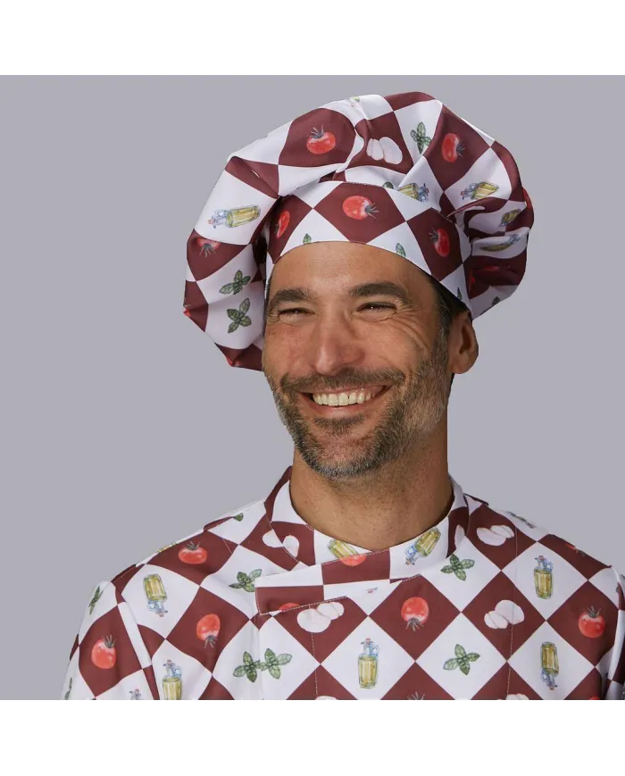 GORRO GRAN CHEF ALGODON ESTAMPADO GARYS