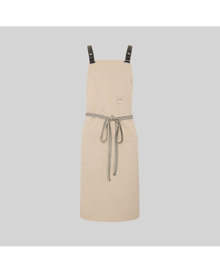 DELANTAL PETO OLLADOS TIRAS COMBI 88X74 CM GARYS