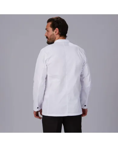 CHAQUETA HOMBRE CUELLO MAO BLANCA GARYS