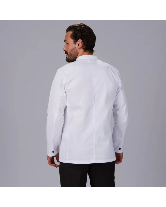 CHAQUETA HOMBRE CUELLO MAO BLANCA GARYS