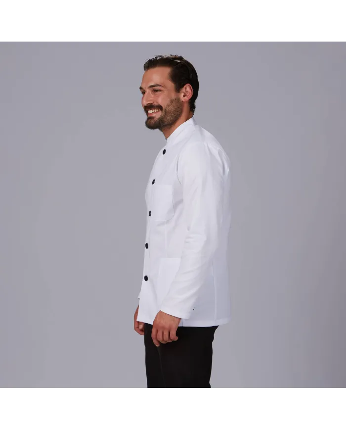 CHAQUETA HOMBRE CUELLO MAO BLANCA GARYS