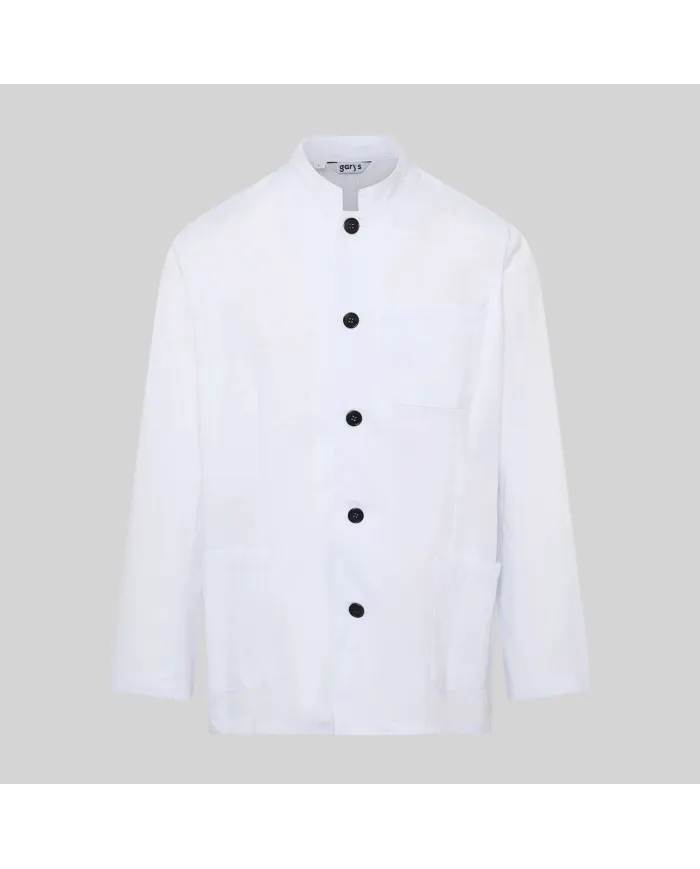 CHAQUETA HOMBRE CUELLO MAO BLANCA GARYS