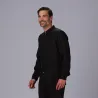 CHAQUETA HOMBRE MAO NEGRA BOTON DORADO GARYS