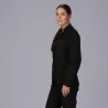 CHAQUETA MUJER MAO NEGRA BOTON DORADO GARYS