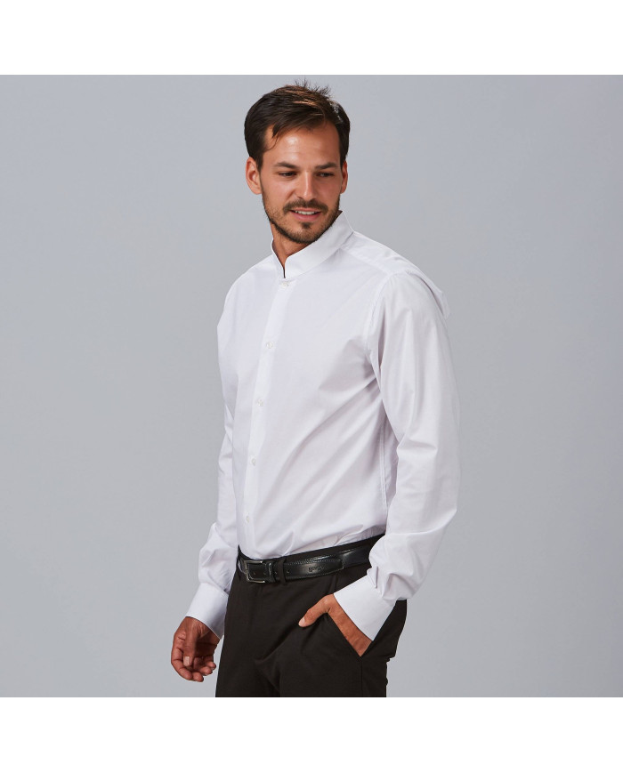 CAMISA HOMBRE M/L C/MAO SLIM FIT ELASTAN "RED LINE" GARYS