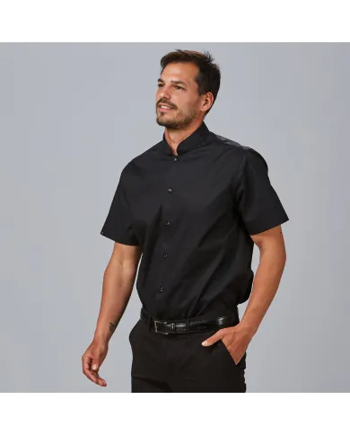 CAMISA HOMBRE M/C C/MAO SLIM FIT ELASTAN "RED LINE" GARYS