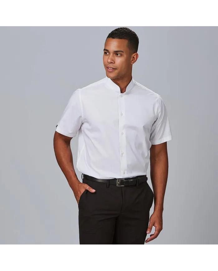 CAMISA HOMBRE M/C C/MAO SLIM FIT ELASTAN "RED LINE" GARYS