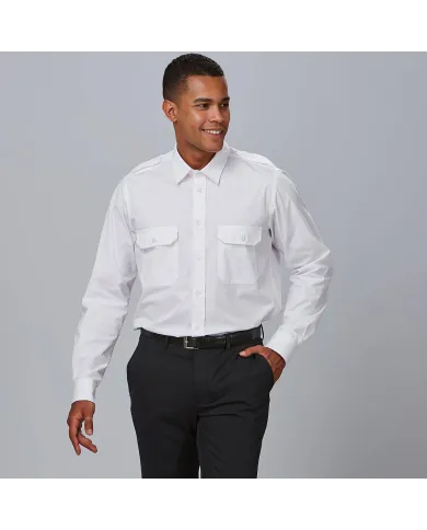 CAMISA UNISEX CHARRETERAS M/L ELASTAN "RED LINE" GARYS