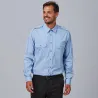 CAMISA UNISEX CHARRETERAS M/L ELASTAN "RED LINE" GARYS