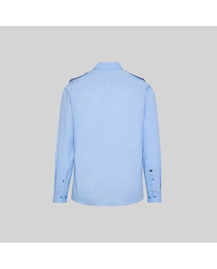 CAMISA UNISEX CHARRETERAS M/L ELASTAN "RED LINE" GARYS