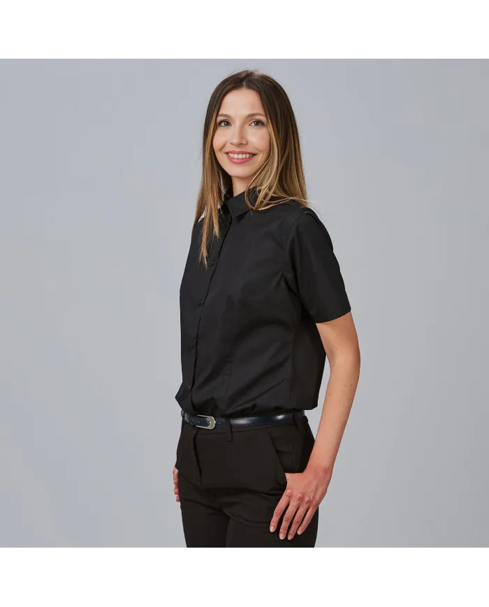 CAMISA MUJER M/C ELASTAN "RED LINE" GARYS
