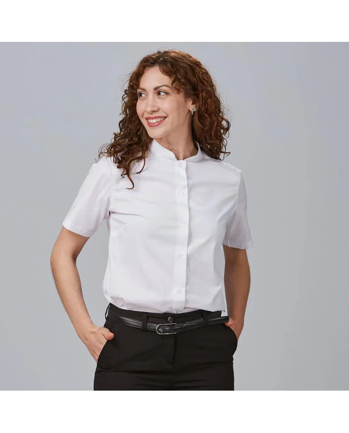 CAMISA MUJER M/C C/MAO ELASTAN "RED LINE" GARYS