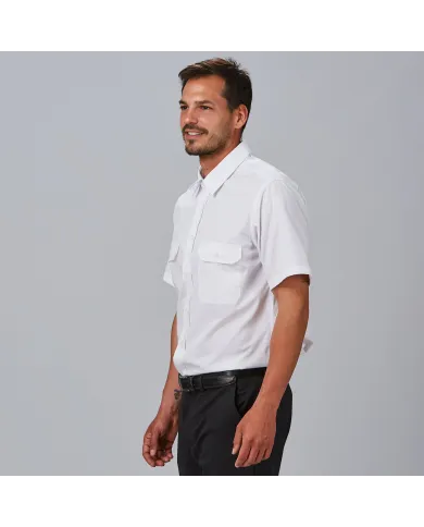 CAMISA UNISEX CHARRETERAS M/C ELASTAN "RED LINE" GARYS