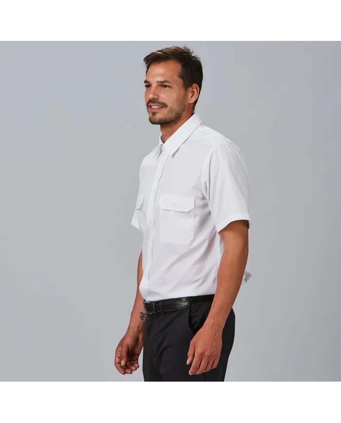 CAMISA UNISEX CHARRETERAS M/C ELASTAN "RED LINE" GARYS