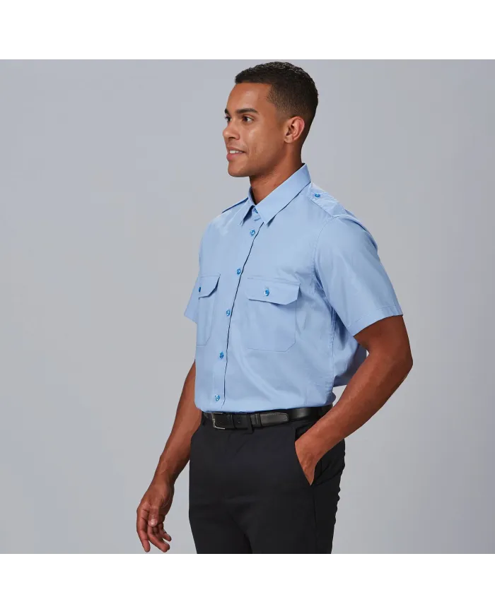 CAMISA UNISEX CHARRETERAS M/C ELASTAN "RED LINE" GARYS