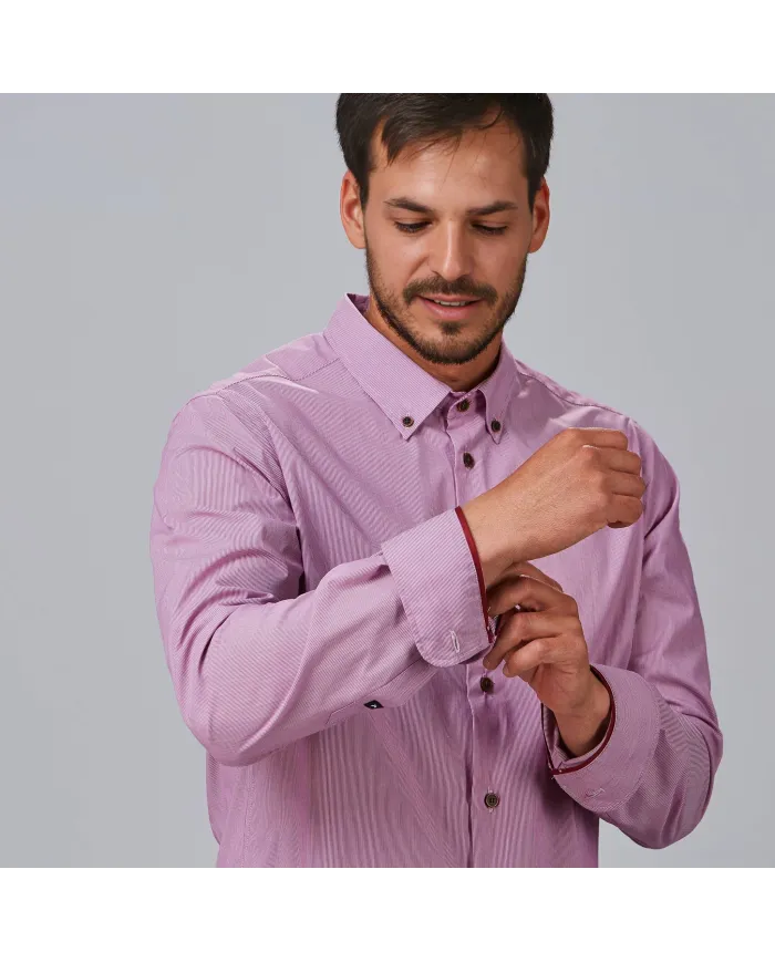 CAMISA HOMBRE SLIM FIT RAYA LEONARDO GARYS
