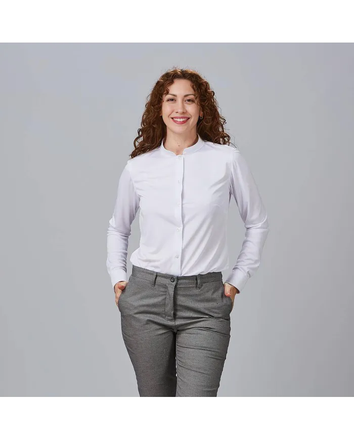 CAMISA MUJER C/MAO INTERLOCK RENATA GARYS