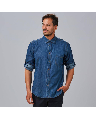 CAMISA HOMBRE TEJANO FINO LAVADO SLIM FIT MATTIA GARYS
