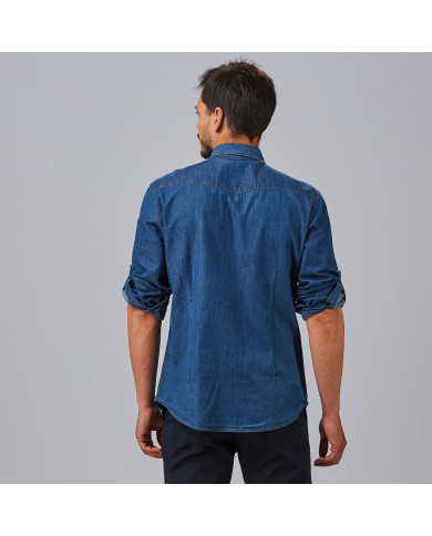 CAMISA HOMBRE TEJANO FINO LAVADO SLIM FIT MATTIA GARYS