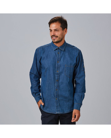 CAMISA HOMBRE TEJANO FINO LAVADO SLIM FIT MATTIA GARYS