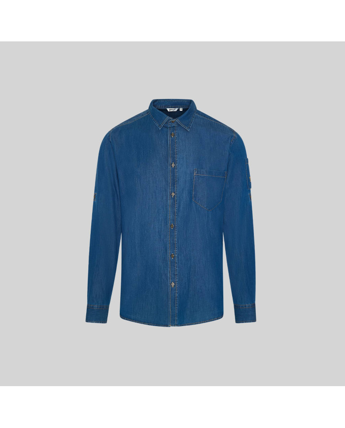 CAMISA HOMBRE TEJANO FINO LAVADO SLIM FIT MATTIA GARYS