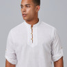 CAMISA HOMBRE DANTE SLIM FIT FALSO LINO GARYS